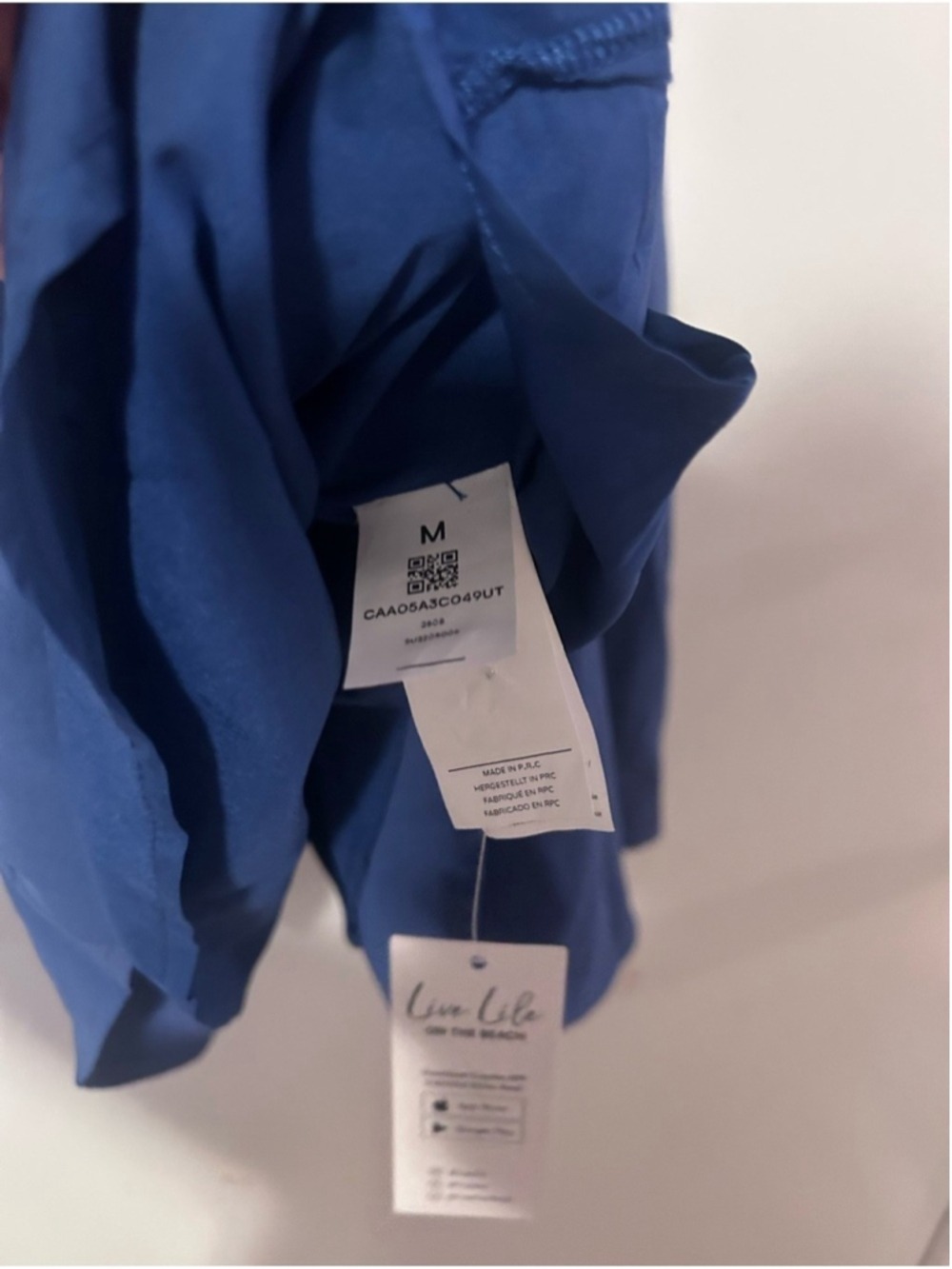 Deep Focus Blue Mini Dress size XL - Picture 5 of 6